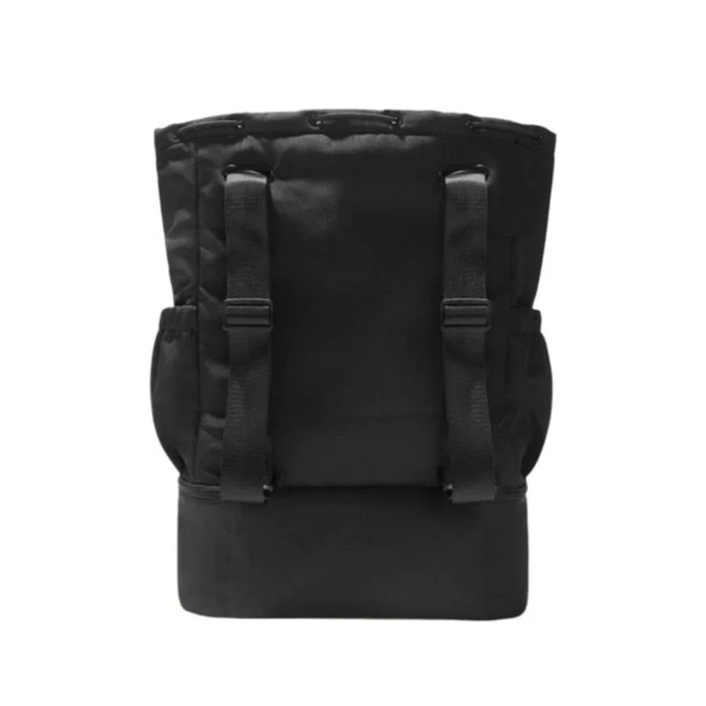 BEYOND YOGA Black Convertible Gym Bag Backpack Drawstring Tote Shoe Compartment